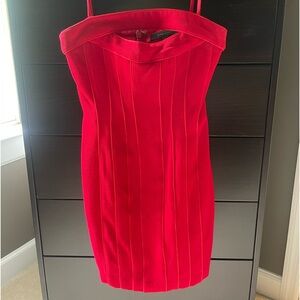 BCBG red elegant dress size 0
